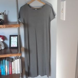 Old Navy Grey T-Shirt Dress